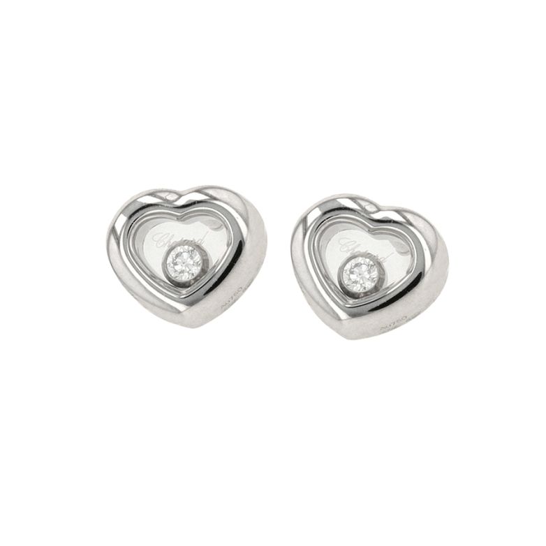 Boucles d'oreilles CHOPARD Happy Diamonds diamants 0.06 carat Comme neuf -  reconditionné disponible sur Gemme Les Bijoux